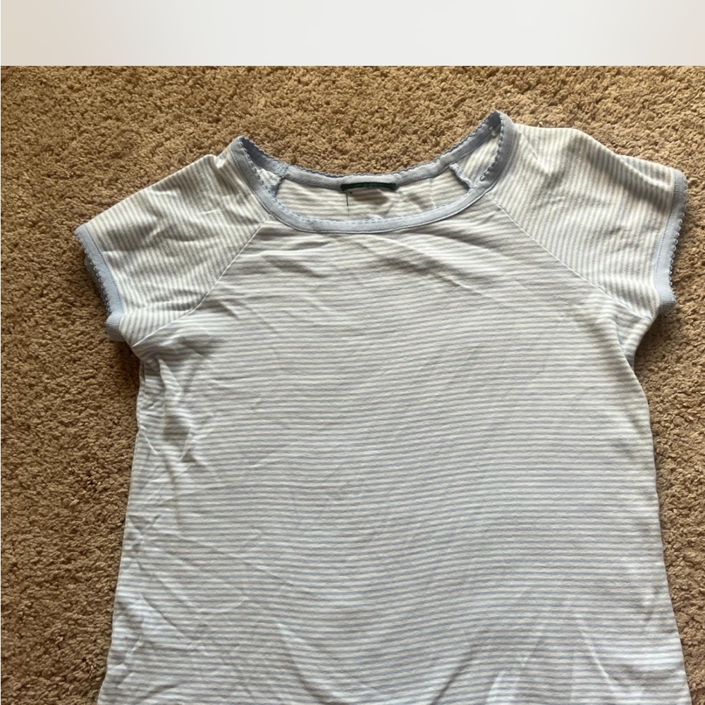Ralph Lauren Striped Blue Women's Top